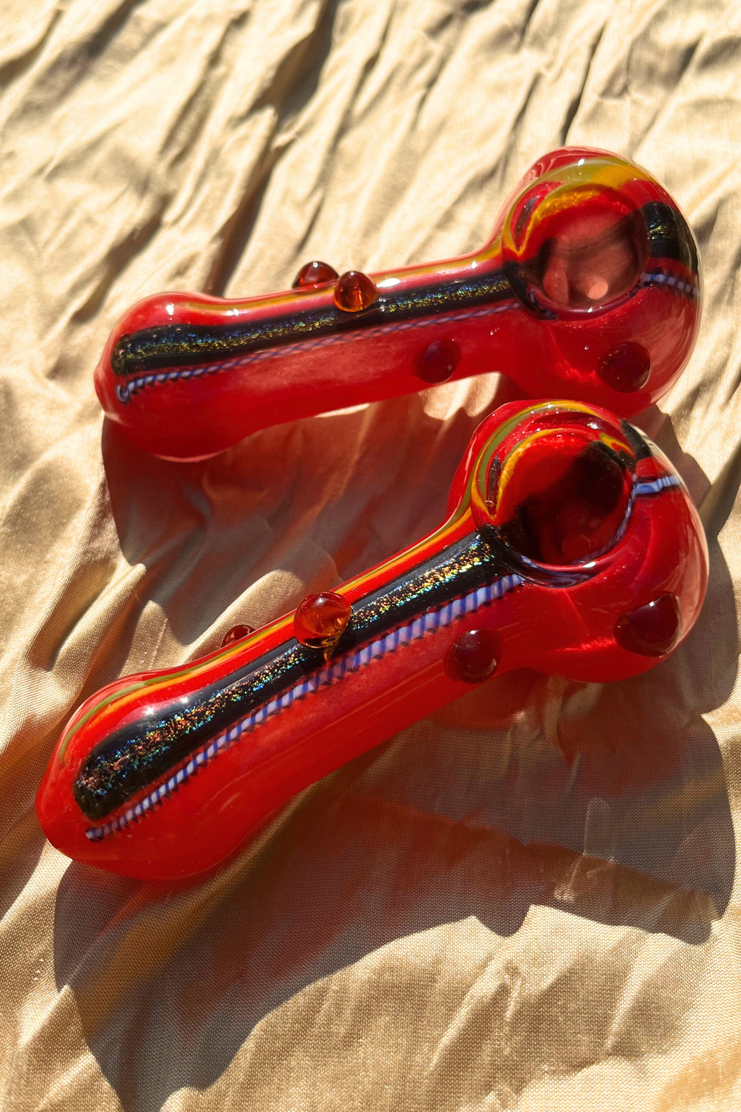 Rainbow River Pipe (gold fumed)