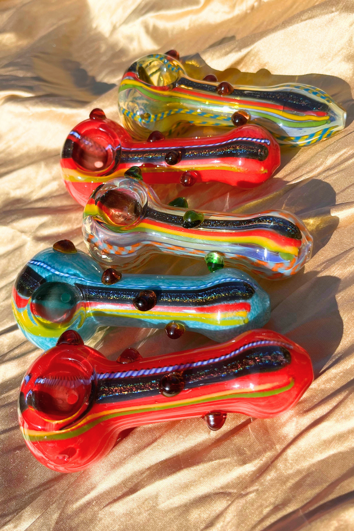 Rainbow River Pipe (gold fumed)