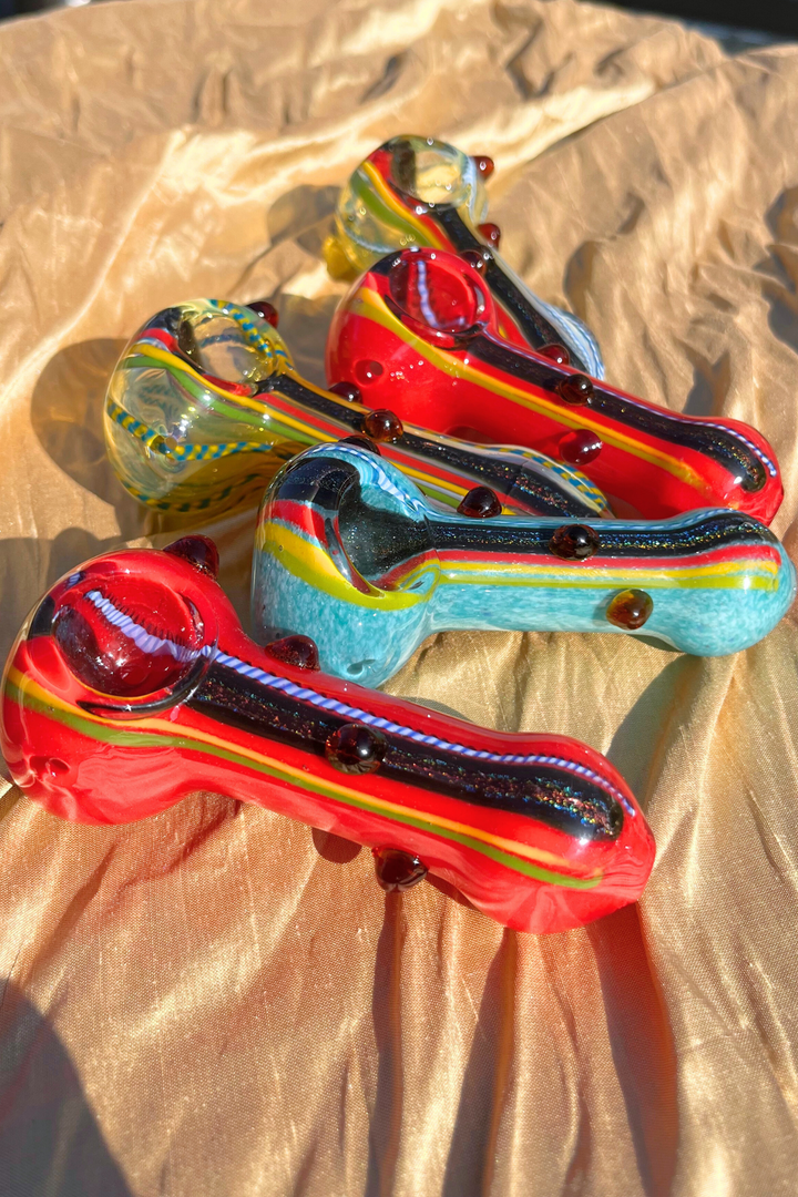 Rainbow River Pipe (gold fumed)