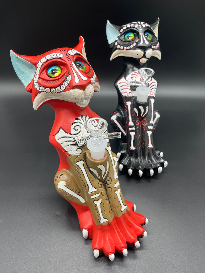 Skeleton Sphynx Cat Bong