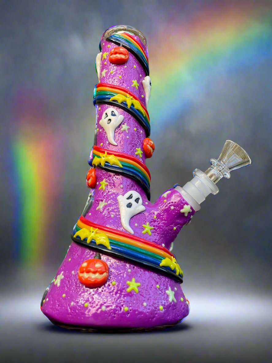 Rainbow Haunts GLOW Bong