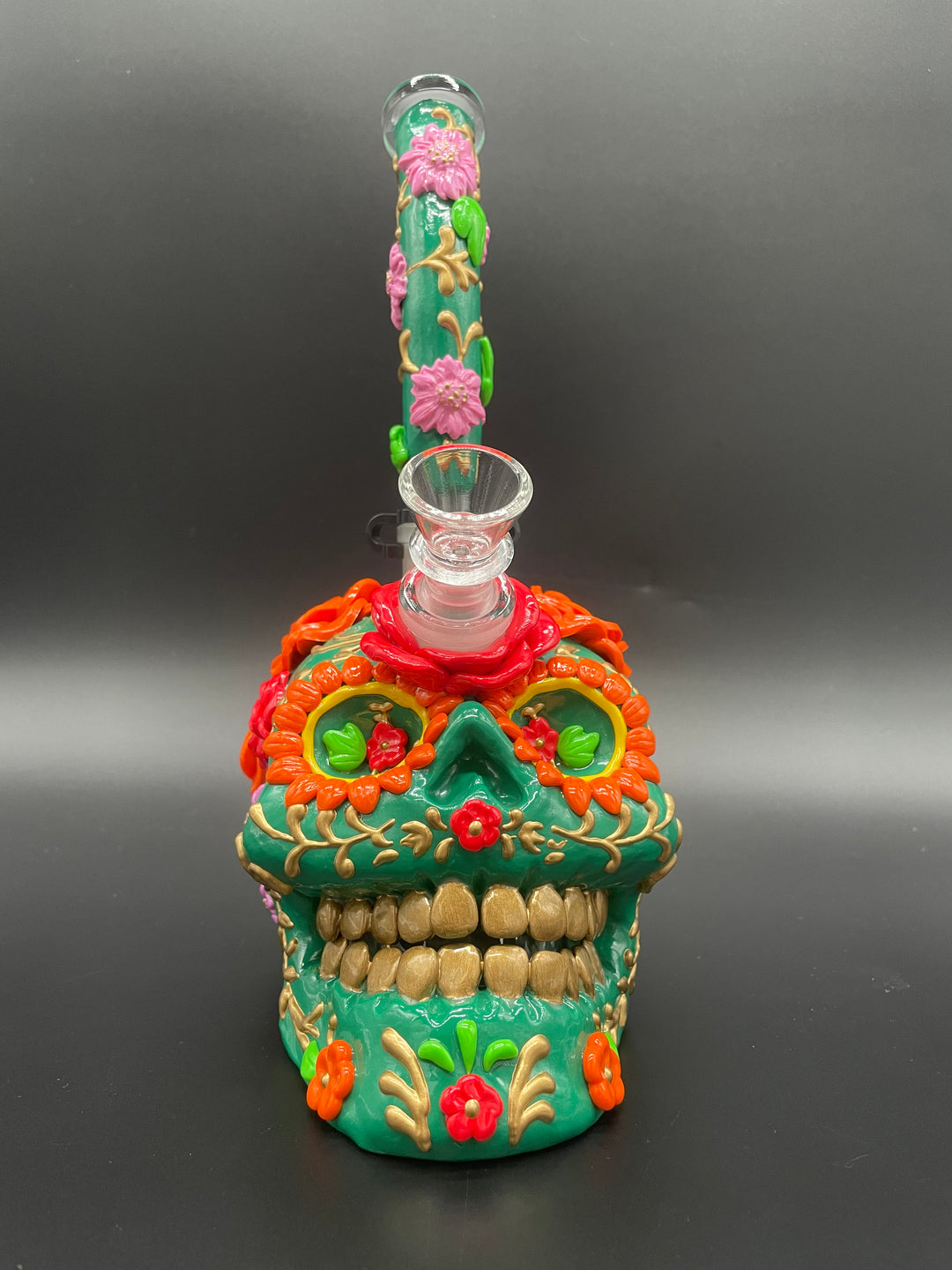 Thug Life Sugar Skull Bong