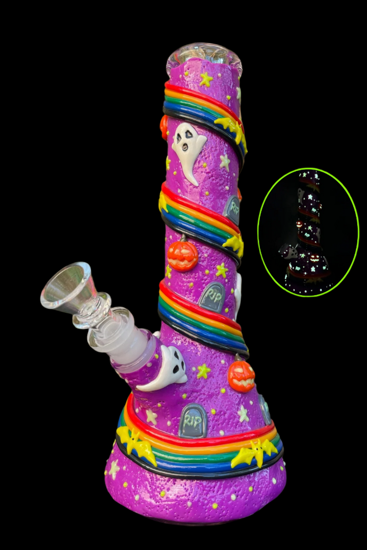 Rainbow Haunts GLOW Bong